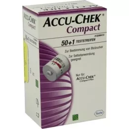 Accu Chek Compact Sugar Testovací pás, 50 ks