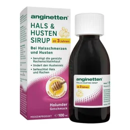 Anginette krk &amp; sirup proti kašli, 100 ml
