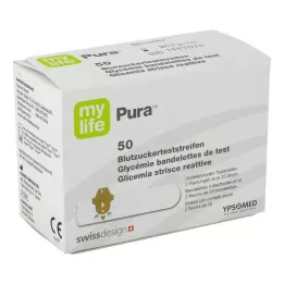 MYLIFE Pura testovací proužky na krevní cukr, 50 ks