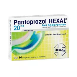 PANTOPRAZOL HEXAL b.Pálení žáhy gastrorezistentní tablety, 14 ks
