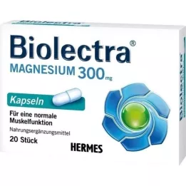 BIOLECTRA hořčík 300 mg tobolek, 20 ks