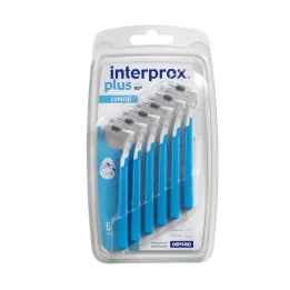 Interprox plus kuželovité modré mezizubky, 6 ks