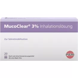 MUCOCLEAR 3% inhalační roztok NaCl, 20x4 ml