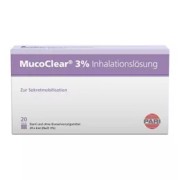 MUCOCLEAR 3% NaCl inhalační roztok, 20X4 ml