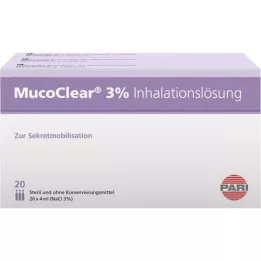 MUCOCLEAR 3% inhalační roztok NaCl, 60x4 ml