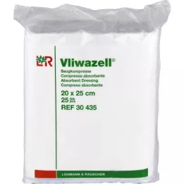VLIWAZELL Absorpční obklady nesterilní 20x25 cm, 25 ks