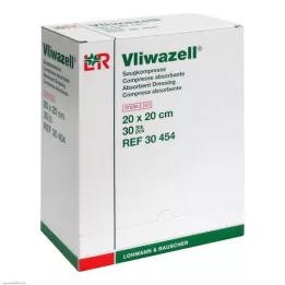 VLIWAZELL Absorpční obklady sterilní 20x20 cm, 30 ks