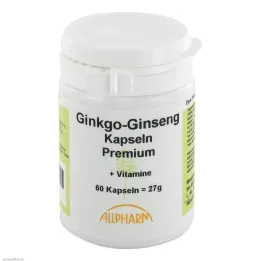 GINKGO+GINSENG Prémiové kapsle, 60 ks