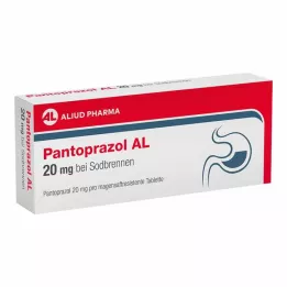 PANTOPRAZOL AL 20 mg v tabletách Sodbr.gastr.kyselina, 7 ks