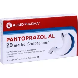 PANTOPRAZOL AL 20 mg na sodbr.MagenatsAftres.tabl., 14 ks