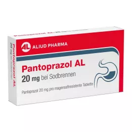 PANTOPRAZOL AL 20 mg v tabletách Sodbr.gastr.kyselina, 14 ks