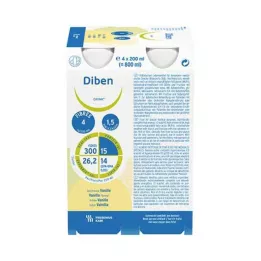 DIBEN DRINK Vanilka 1,5 kcal/ml, 24X200 ml