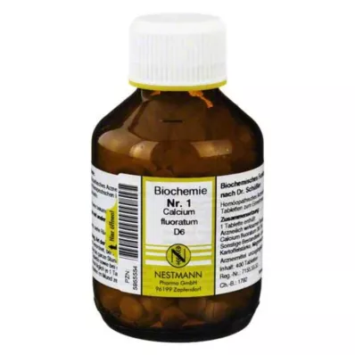 BIOCHEMIE 1 Calcium fluoratum D 6 tablet, 400 ks BIOCHEMIE 1 Calcium fluoratum D 6 tablet, 400 ks