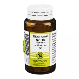 BIOCHEMIE 10 tabletů sodného sulfuricum D 6, 100 ks