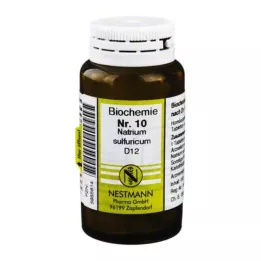 BIOCHEMIE 10 tablet sodného sulfuricum d 12, 100 ks
