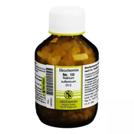BIOCHEMIE 10 tablet sodného sulfuricum d 12, 400 ks