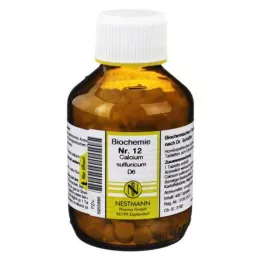 BIOCHEMIE 12 tablet sulfuricum vápenatého D 6, 400 ks