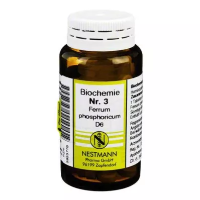 BIOCHEMIE 3 Ferrum phosphoricum D 6 tablet, 100 ks BIOCHEMIE 3 Ferrum phosphoricum D 6 tablet, 100 ks