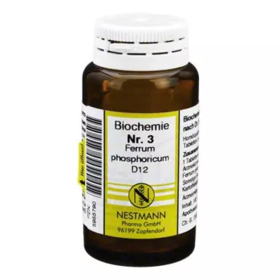 BIOCHEMIE 3 tablety Ferrum phosphoricum D 12, 100 ks