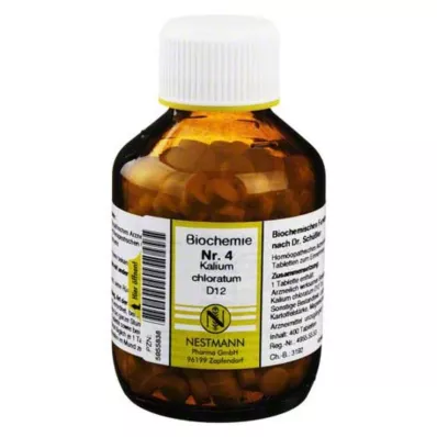 BIOCHEMIE 4 ks Kalium chloratum D 12 tablet, 400 ks