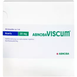 ABNOBAVISCUM Aceris 20 mg ampule, 48 ks