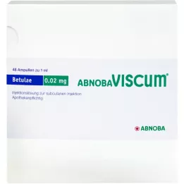 ABNOBAVISCUM Betulae 0,02 mg ampule, 48 ks