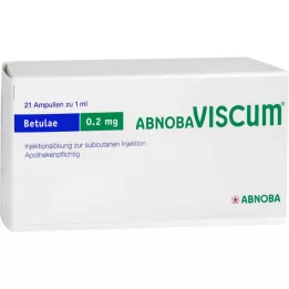 ABNOBAVISCUM Betulae 0,2 mg ampule, 21 ks