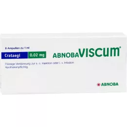ABNOBAVISCUM Crataegi 0,02 mg ampule, 8 ks