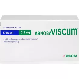 ABNOBAVISCUM Crataegi 0,2 mg ampule, 21 ks