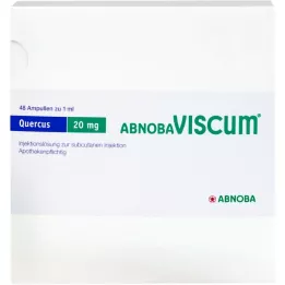 ABNOBAVISCUM Quercus 20 mg ampule, 48 ks