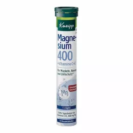 KNEIPP Magnesium 400+C+E šumivé tablety, 15 ks