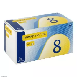 NOVOFINE 8 kanyl 0,30x8 mm, 100 ks