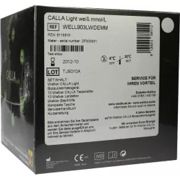 WELLION CALLA lehký cukr v krvi mg.Nastavená mmol/l bílá, 1 ks