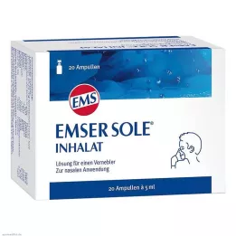 EMSER Jediný inhalační roztok pro nebulizér, 20 ks