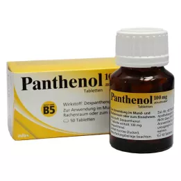 PANTHENOL 100 mg tablety Jenapharm, 50 ks