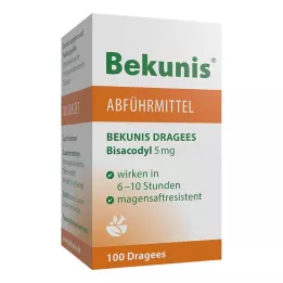 BEKUNIS Bisacodyl Dragees 5 mg enterosolventní tablety, 100 ks