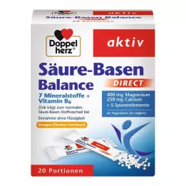 DOPPELHERZ Acidobazická rovnováha DIRECT Pelety, 20 ks
