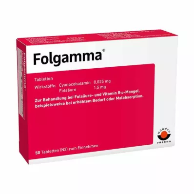 FOLGAMMA Tablety, 50 ks