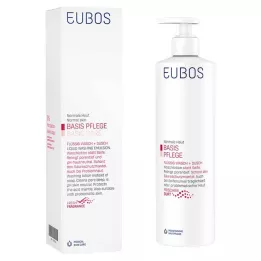 EUBOS FLÜSSIG červená se svěží vůní s dávkovací pumpičkou, 400 ml