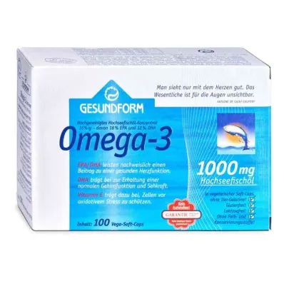Zdravá forma Omega-3 1 000 mg Vega měkké kapsle (100 kusů)