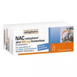 NAC-ratiopharm akut 600 mg kašel šumivé tablety, 10 ks