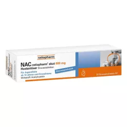 NAC-ratiopharm akut 600 mg kašel šumivé tablety, 20 ks