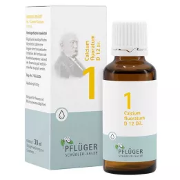 BIOCHEMIE Pflüger 1 Calcium fluoratum D 12 kapek, 30 ml