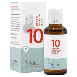 BIOCHEMIE Pflüger 10 Natrium sulfuricum D 6 kapek, 30 ml