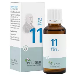 BIOCHEMIE Pflüger 11 Silicea D 12 kapek, 30 ml