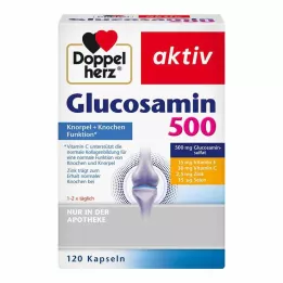 DOPPELHERZ Glukosamin 500 kapslí, 120 kusů
