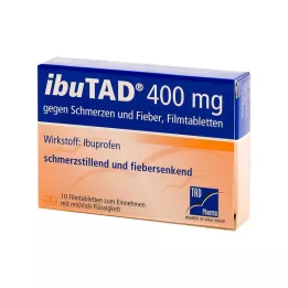 IBUTAD 400 mg proti bolesti a horečce, potahované tablety, 10 ks