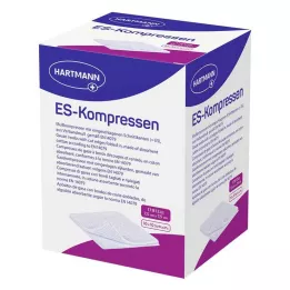 ES-KOMPRESSEN sterilní 7,5x7,5 cm 12-balení, 10X10 ks