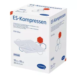 ES-KOMPRESSEN sterilní 10x10 cm 12násobné hromadné balení, 20X5 ks