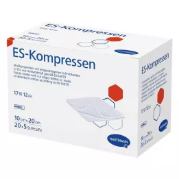 ES-KOMPRESSEN Steril 10x20 cm 12krát velký balíček, 20x5 ks